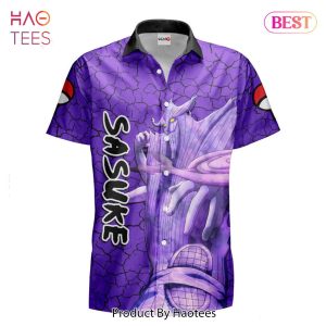 BEST Sasuke Uchiha Susanoo Hawaiian Shirts Custom Anime Merch Clothes for Men Women Hot Trend 2023