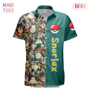 BEST Snorlax Hawaiian Shirts Custom Anime Merch Clothes for Men Women Hot Trend 2023