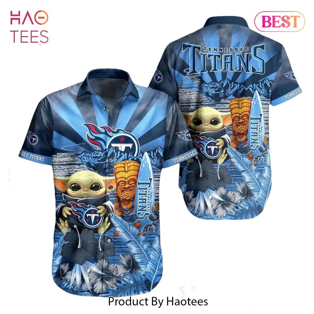 BEST Tennessee Titans NFL Baby Yoda Hawaiian Shirt Style Summer Trending  For Men Women Hot Trend