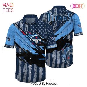 BEST Tennessee Titans NFL Football Hawaiian Shirt Short American Flag Print This Summer Gift For Fans Hot Trend 2023