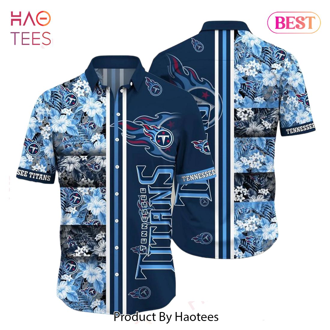 Tennessee Titans All Over Print Logo And Coconut Trending Summer