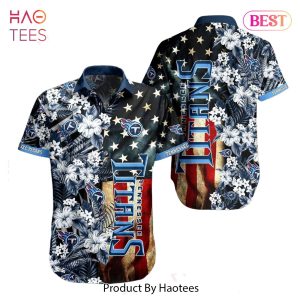 BEST Tennessee Titans NFL Graphic US Flag Flower Hawaiian Shirt New Trends Summer Gift Ever Fans Hot Trend 2023