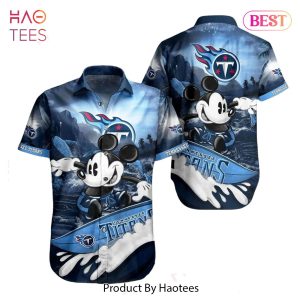 BEST Tennessee Titans NFL Hawaiian Shirt Mickey Graphic 3D Printed Gift For Fans Hot Trend 2023