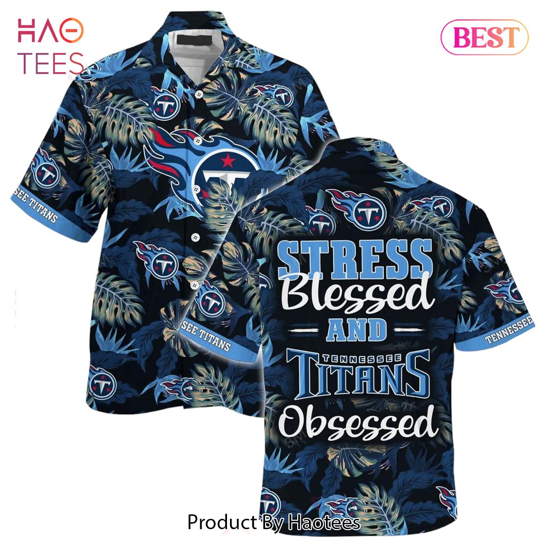 NFL Tennessee Titans Hawaiian Shirt Blue - Ingenious Gifts Your