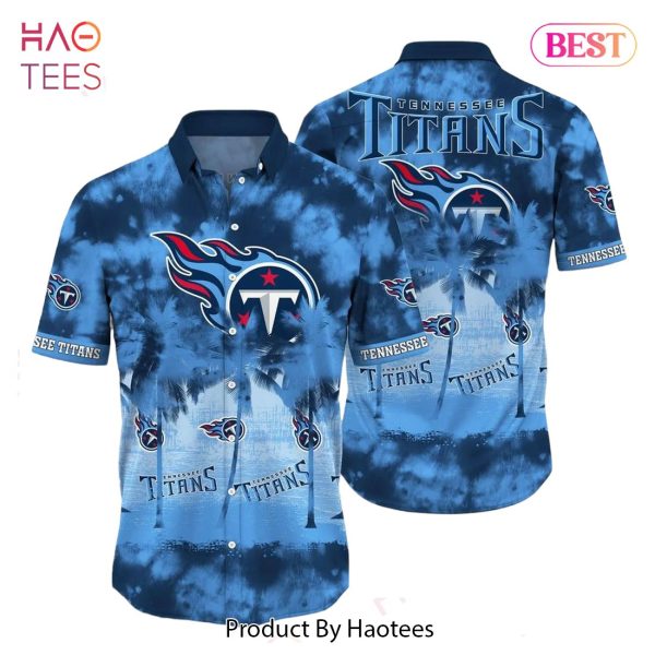 BEST Tennessee Titans NFL Hawaiian Shirt Tropical Pattern Graphic Short Sleeve Summer Gift For Fans Hot Trend 2023