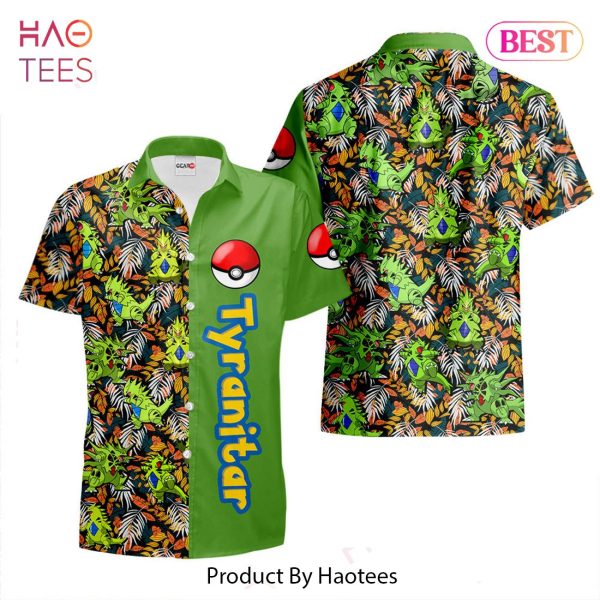 BEST Tyranitar Hawaiian Shirts Custom Anime Merch Clothes for Men Women Hot Trend 2023