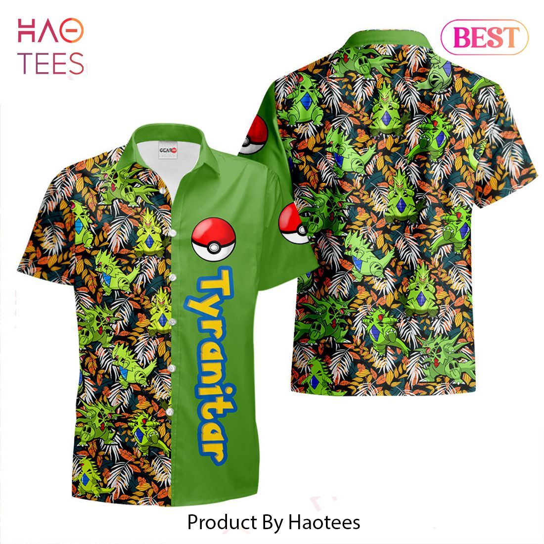 BEST Tyranitar Hawaiian Shirts Custom Anime Merch Clothes for Men Women Hot Trend 2023 BEST Tyranitar Hawaiian Shirts Custom Anime Merch Clothes for Men Women Hot Trend 2023