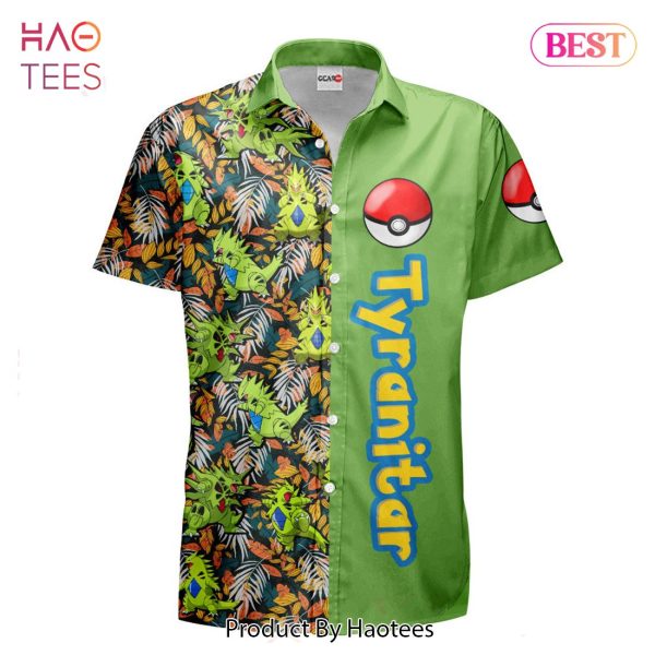 BEST Tyranitar Hawaiian Shirts Custom Anime Merch Clothes for Men Women Hot Trend 2023