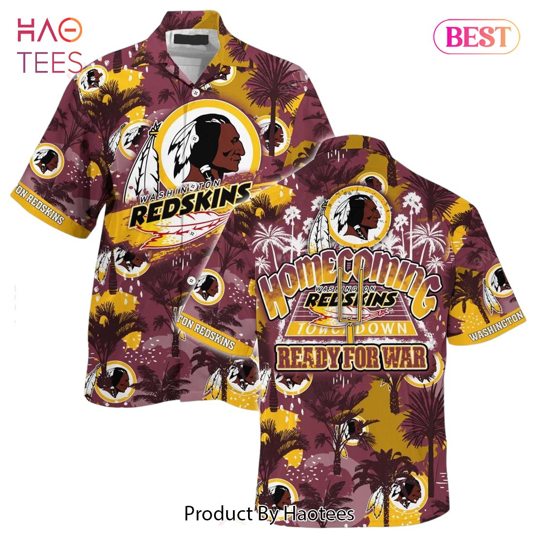 Washington Redskins NFL Hawaiian Shirt Tropical Pattern Summer For NFL  Football Fans Hot Trend 2023 - Limotees