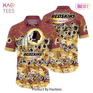 BEST Washington Redskins NFL Hawaiian Shirt Graphic Tropical Pattern 3D Printed Beach Shirt Summer Gift For Fan Hot Trend 2023
