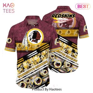 BEST Washington Redskins NFL Hawaiian Shirt Graphic Tropical Pattern 3D Printed Beach Shirt Summer Gift For Fans Hot Trend 2023