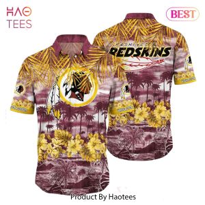 BEST Washington Redskins NFL Hawaiian Shirt Style Tropical Pattern Summer For Awesome Fans Hot Trend 2023
