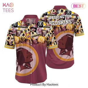 BEST Washington Redskins NFL Hawaiian Shirt Trends Summer Short Sleeve Button Down Shirt For Sports Fans Hot Trend 2023