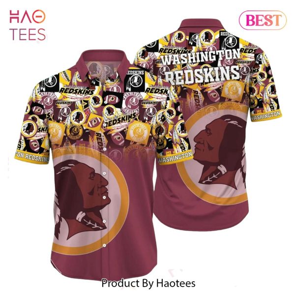 BEST Washington Redskins NFL Hawaiian Shirt Trends Summer Short Sleeve Button Down Shirt For Sports Fans Hot Trend 2023