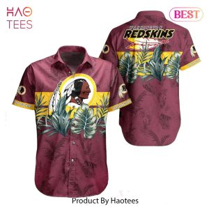 BEST Washington Redskins NFL Hawaiian Shirt Tropical Pattern Graphic Gift For Fan NFL Enthusiast Hot Trend 2023