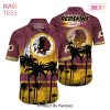 BEST Washington Redskins NFL Hawaiian Shirt Tropical Pattern Graphic Short Sleeve Summer Gift For Fans Hot Trend 2023
