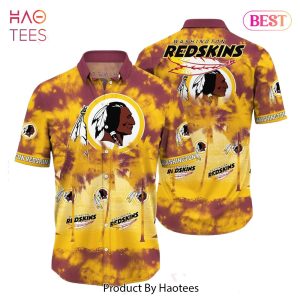 BEST Washington Redskins NFL Hawaiian Shirt Tropical Pattern Graphic Short Sleeve Summer Gift For Fans Hot Trend 2023
