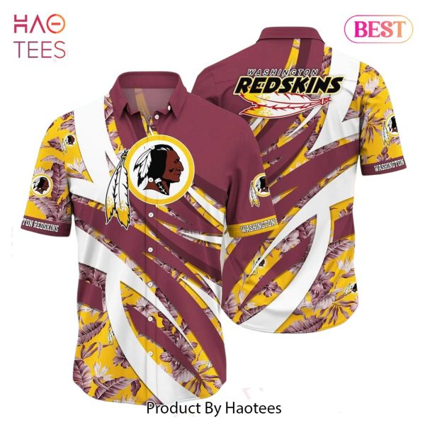 BEST Washington Redskins NFL Hawaiian Shirt Tropical Pattern New Trend Summer For Sports Football Fans Hot Trend 2023