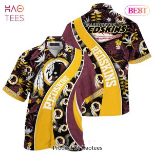 BEST Washington Redskins NFL Hawaiian Shirt With Tropical Pattern For Your Loved Ones Hot Trend 2023