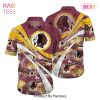 BEST Washington Redskins NFL Hawaiian Shirt Graphic Tropical Pattern 3D Printed Beach Shirt Summer Gift For Fans Hot Trend 2023