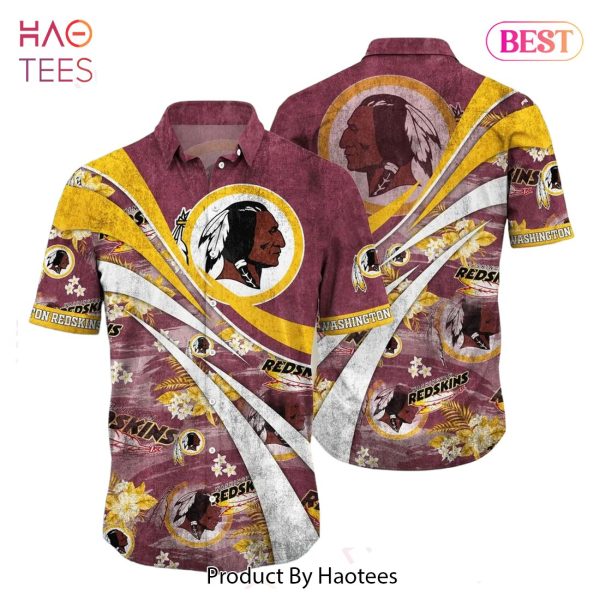 BEST Washington Redskins NFL Summer Hawaiian Shirt Floral Pattern Graphic For Football NFL Enthusiast Hot Trend 2023