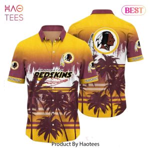BEST Washington Redskins NFL Summer Hawaiian Shirt Tropical Pattern Graphic For Sports Enthusiast Hot Trend 2023
