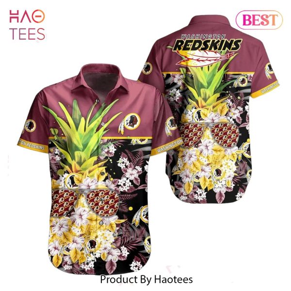 BEST Washington Redskins NFL Tropical Pattern Pineapple Design Hawaiian Shirt New Trending For Men Women Hot Trend 2023
