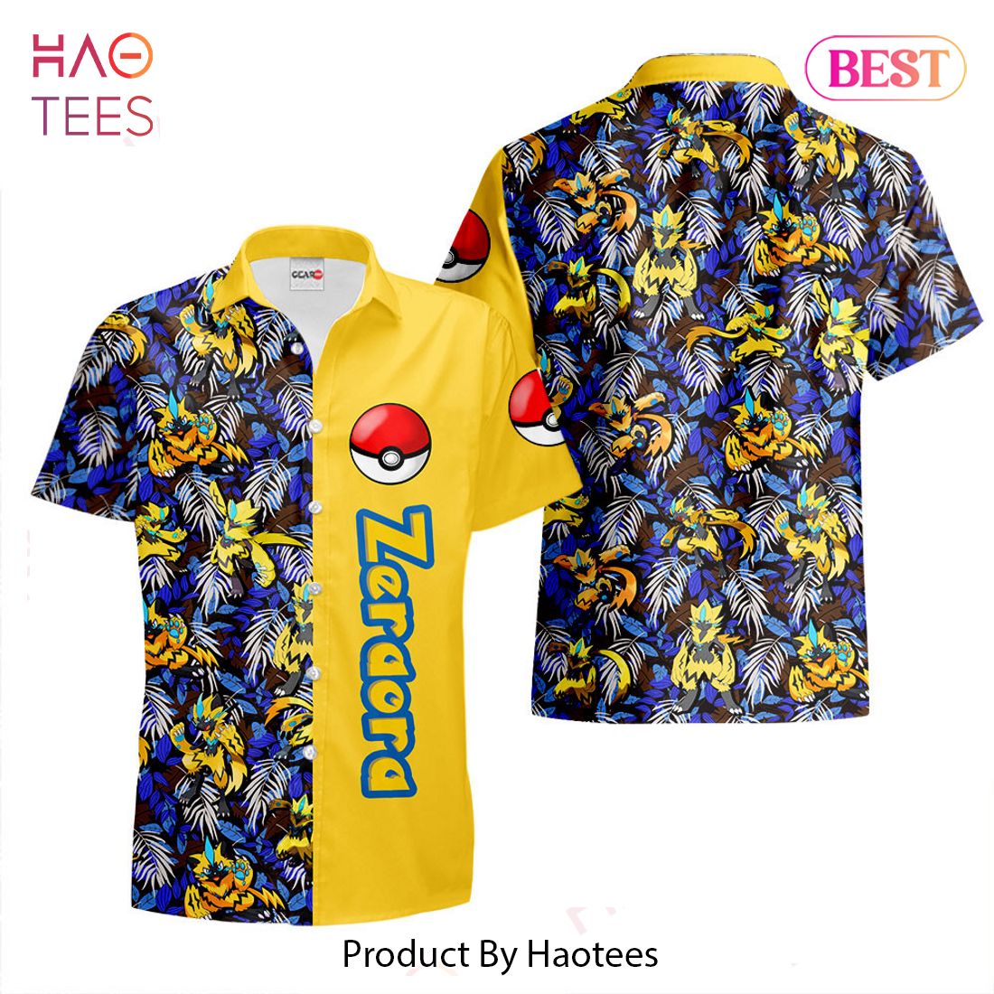 BEST Zeraora Hawaiian Shirts Custom Anime Merch Clothes for Men Women Hot Trend 2023 BEST Zeraora Hawaiian Shirts Custom Anime Merch Clothes for Men Women Hot Trend 2023