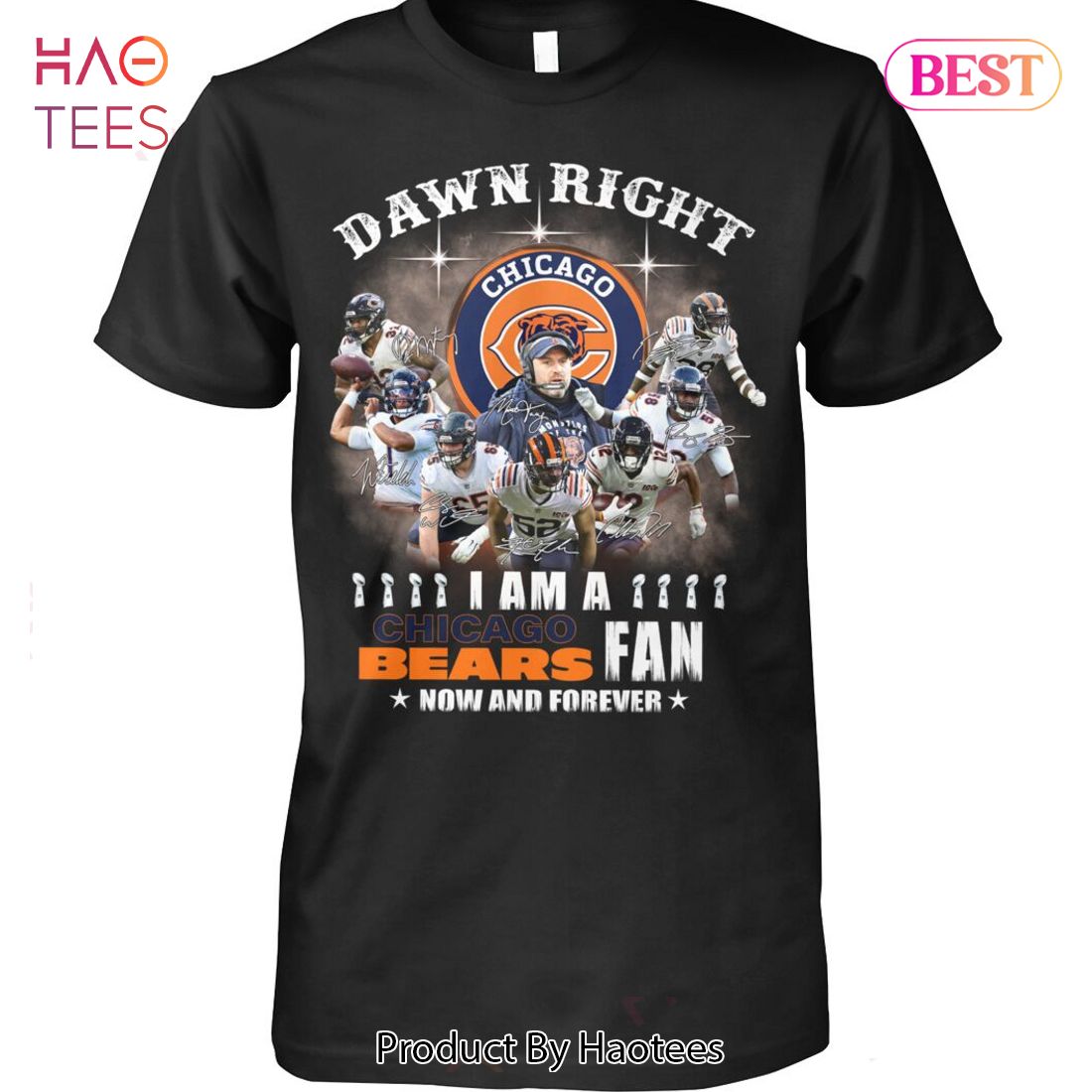 HOT TREND Damn Right I Am A Chicago Bears Fan Now And Forever Unisex T-Shirt