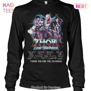 NEW Thor Love And Thunder Thank You For The Memories T-Shirt