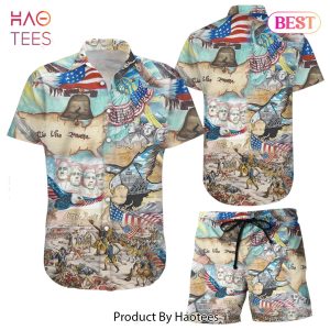 THE BEST 4th Of July Hawaiian Shirt My Patriotic Independent Day Hawaii Shirt Best Patriotic Gifts