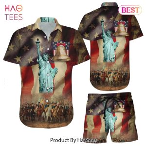 THE BEST 4th Of July Hawaiian Shirt USA Independent Day Hawaii Shirt Gifts For Summer Holiday
