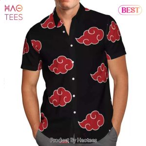 THE BEST Akatsuki Clouds Hawaiian Shirt Naruto Anime Shirt for Men Women