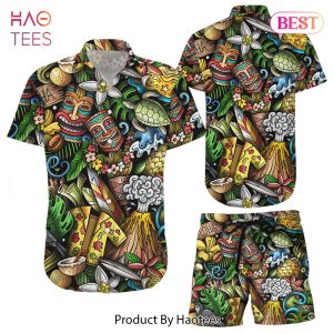 THE BEST Aloha Hawaiian Shirt Hawaii Seamless Tiki Mask Tropical Hawaii Shirt Best Beach Gift Ideas