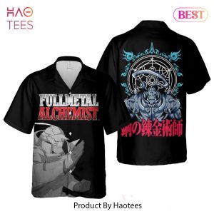 THE BEST Alphonse Elric Hawaiian Shirt Fullmetal Alchemist Anime Shirt for Men Women