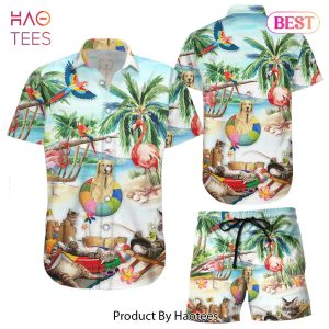 THE BEST Animal Hawaiian Shirt Tropical Flamingo Parrot Cat Dog Hawaii Shirt Gift Ideas For Animal Lovers