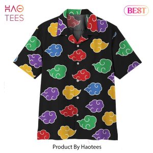 THE BEST Anime Naruto Shippuden Akatsuki Colorful Pattern Hawaii Shirt Anime Shirt for Men Women