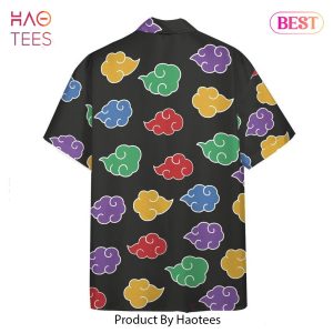 THE BEST Anime Naruto Shippuden Akatsuki Colorful Pattern Hawaii Shirt Anime Shirt for Men Women