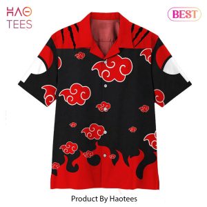 THE BEST Anime Naruto Shippuden Modern Akatsuki Custom Hawaii Shirt Anime Shirt for Men Women