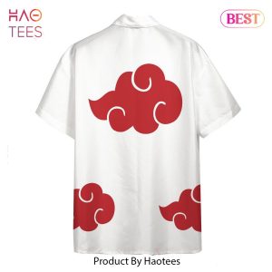 THE BEST Anime Naruto Shippuden White Akatsuki Custom Hawaii Shirt Anime Shirt for Men Women