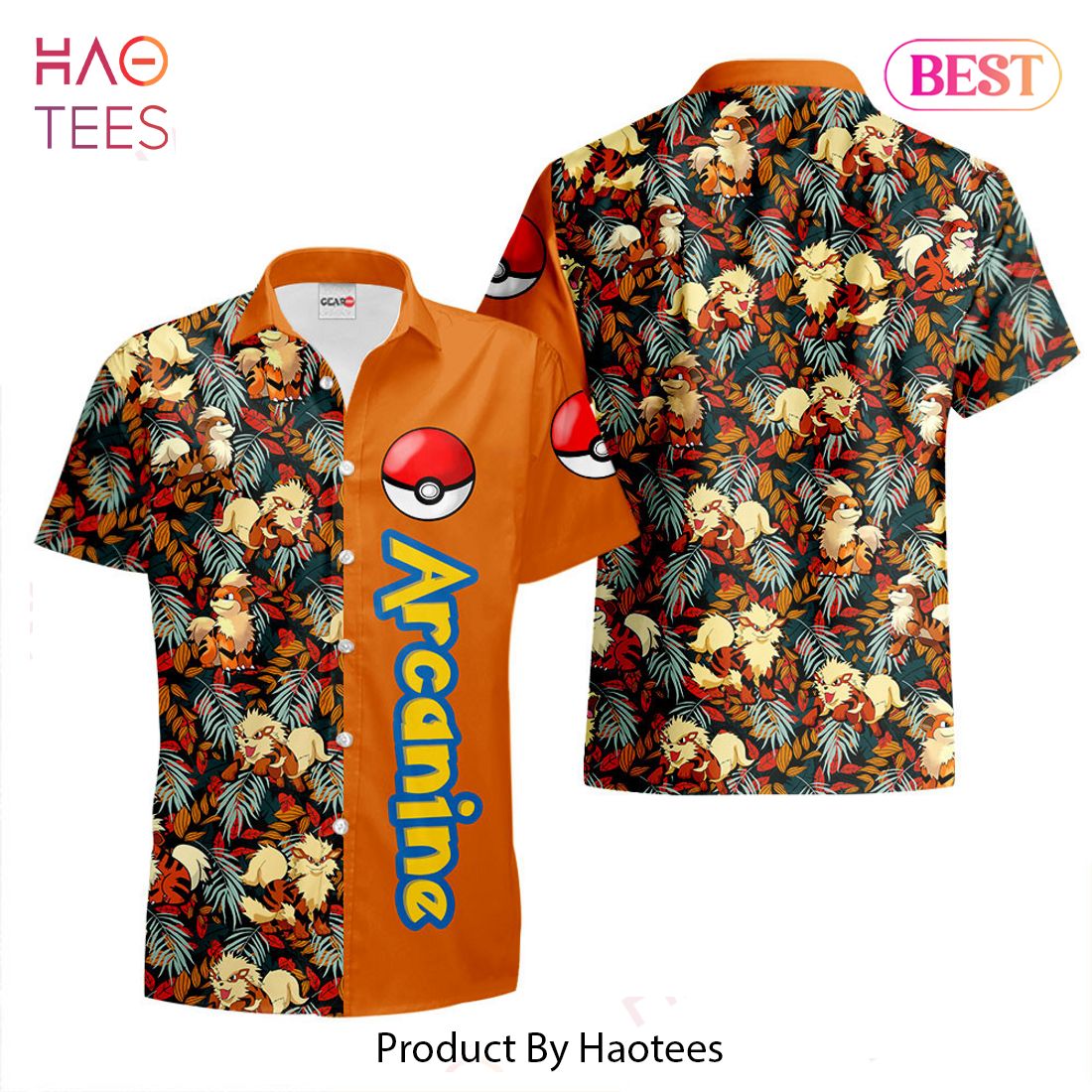 THE BEST Arcanine Hawaiian Shirts Custom Anime Merch Clothes for Men Women THE BEST Arcanine Hawaiian Shirts Custom Anime Merch Clothes for Men Women