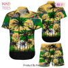 THE BEST Australia Coconut Pattern Hawaiian Soccer Team World Cup 2022 Qatar Champions Football Gift Fans World Cup 3D Hawaiian Shirt