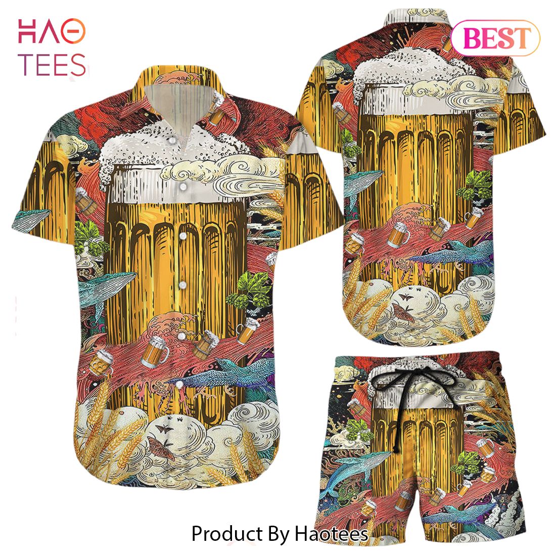 THE BEST Beer Hawaiian Shirt Beer Cup In Ocean Red Blue Hawaiian Aloha Hawaii Shirt Hawaii Themed Gifts THE BEST Beer Hawaiian Shirt Beer Cup In Ocean Red Blue Hawaiian Aloha Hawaii Shirt Hawaii Themed Gifts