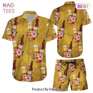 THE BEST Beer Hawaiian Shirt Beer Flowers Vintage Map Button Down Shirts Summer Holiday Gift
