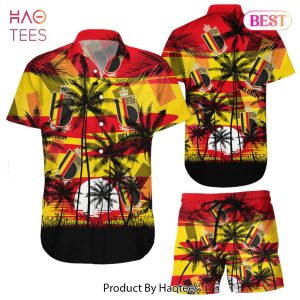 THE BEST Belgium Coconut Pattern Hawaiian Soccer Team World Cup 2022 Qatar Champions Football Gift Fans World Cup 3D Hawaiian Shirt