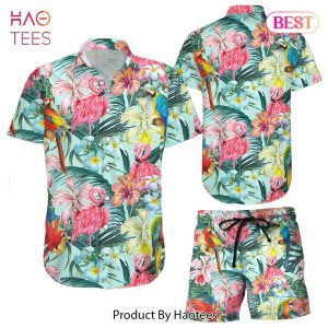 THE BEST Bird Hawaiian Shirt Tropical Flamingo Hawaii Shirt Summer Holiday Gift Ideas