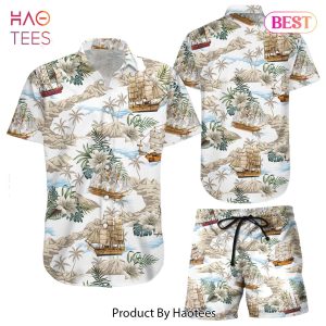 THE BEST Boat Hawaiian Shirt Wooden Boat vintage Hawaii Shirt Beach Themed Presents