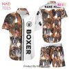 THE BEST Boxer Hawaiian Shirt Boxer Dog Resting On The Beach Pattern Hawaii Shirts Gifts For Boxers Owners