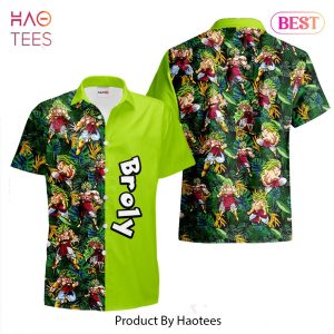 THE BEST Broly Hawaiian Shirts Custom Anime Merch Clothes for Men Women