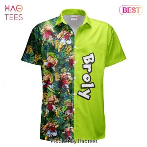 THE BEST Broly Hawaiian Shirts Custom Anime Merch Clothes for Men Women
